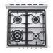 Haier HCR2250AGS 2.0 cu. ft. Gas Freestanding Range with Convection Oven in Stainless Steel